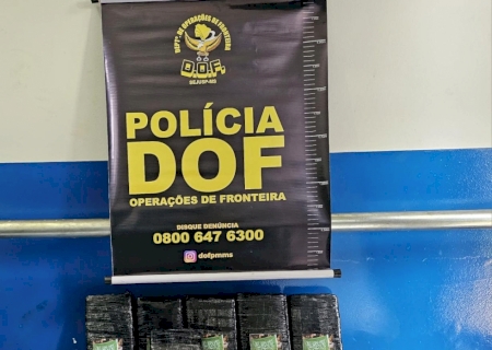 Mulher que seguia com maconha para São Paulo é presa pelo DOF em Amambai