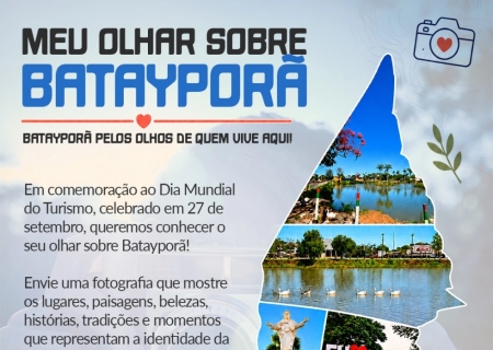 “Meu Olhar sobre Batayporã”: iniciativa da Sademat vai celebrar mês do Turismo
