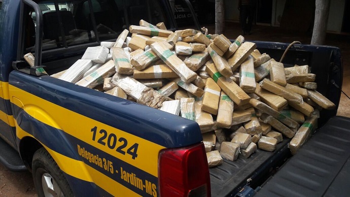 Droga estava em compartimento oculto - Foto: PRF/Divulgação