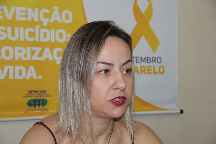 Graziela Braz da Silva, coordenadora e enfermeira do Caps – Foto: Luis Gustavo/Jornal da Nova 