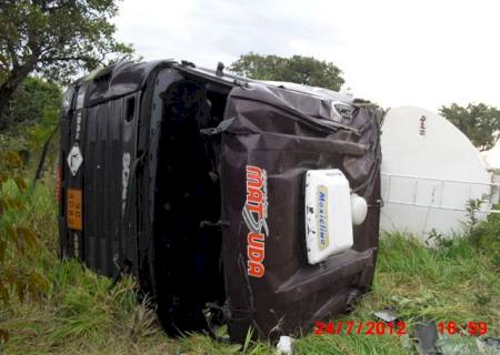 PMA autua transportadora por derramamento de biodiesel na BR 267