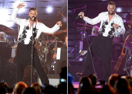 Ricky Martin mostra todo o seu ritmo latino em Las Vegas