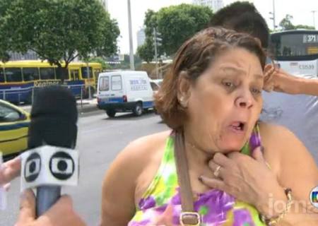 Ladrão ataca entrevistada durante reportagem sobre roubos