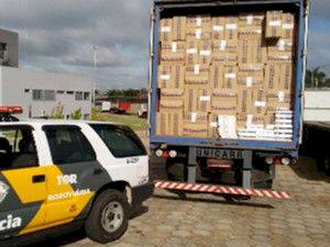 Polícia apreende 600 mil maços de cigarros