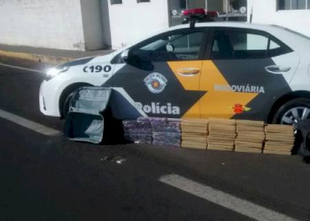 Homem é preso com 57 tabletes de maconha