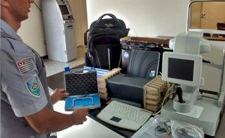 Aparelho oftalmológico é apreendido sem documentos na região de Prudente