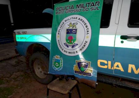 PMA desmonta acampamento em área protegida