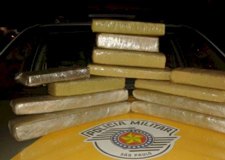 Jovem é preso com mais de 8 kg de droga