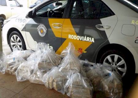 PMR apreende maconha e cocaína em Rosana