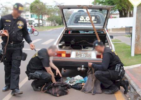 DOF prende três homens com espingardas municiadas em Nova Andradina