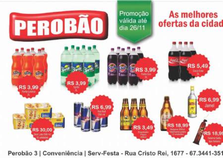 Confira as promoções do Perobão 3 em Nova Andradina
