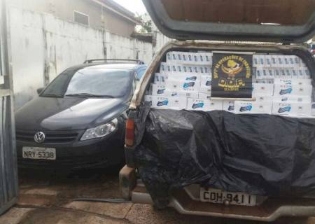 DOF apreende carga de cigarro avaliada em R$ 100 mil