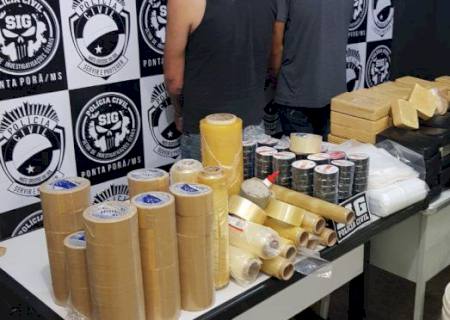 Polícia Civil desarticula um dos maiores depósitos de drogas de Ponta Porã