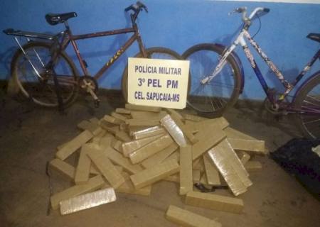 Ciclista é preso por tráfico de drogas em Coronel Sapucaia