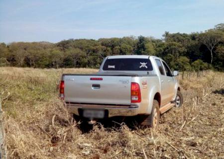 DOF recupera caminhonete roubada em Dourados