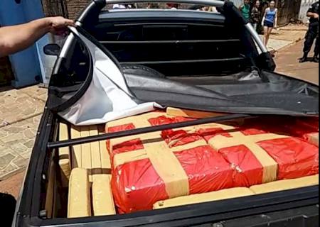Ação conjunta da PM de Ponta Porã e Polícia Nacional do Paraguai, culmina na apreensão de maconha