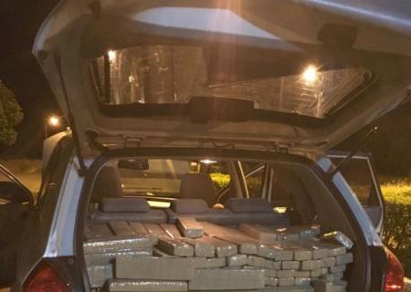 PMR de Amambai prende quarteto com 750 quilos de maconha