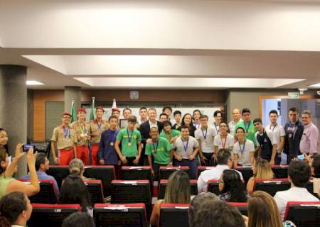IFMS sedia premiação de olimpíadas do conhecimento