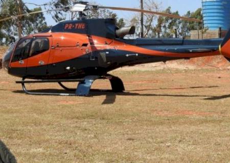 Helicóptero apreendido com traficantes em MS foi usado na morte de líder do PCC