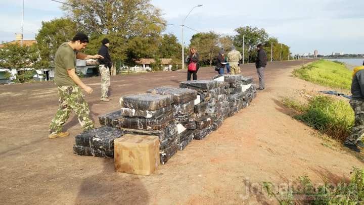 Operação fluvial da Senad prende traficantes com carga de maconha