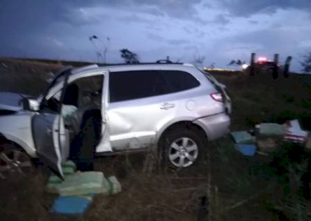 Homem morre após veículo caportar cheio de maconha na MS-289