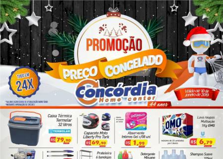 Promoção ''Preço Congelado'' da Concórdia Home Center