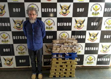 Homem é preso com 92 kg de maconha em ''mocó'' de veículo