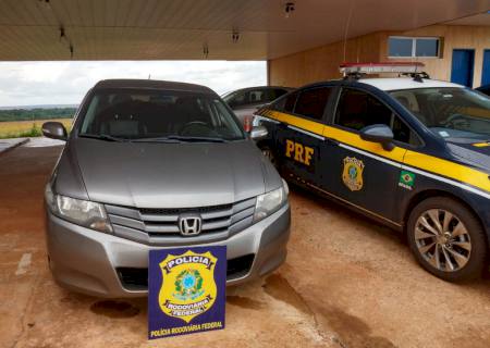 Nova-andradinense é preso com veículo roubado na fronteira