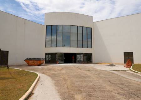 Obras do Centro de Convenções seguem em ritmo acelerado