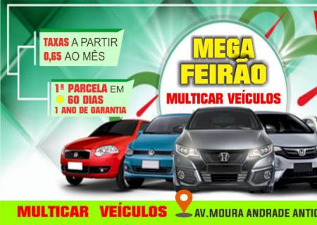 Mega Feirão na MultCar Veículos em Nova Andradina