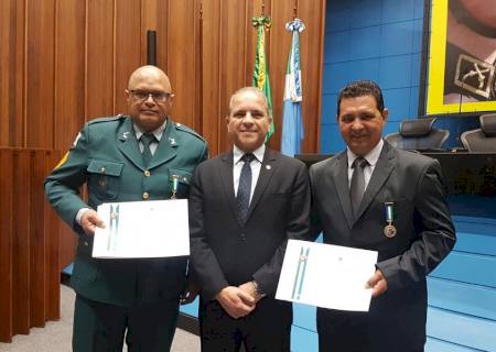 Coronel David participa de solenidade que homenageou policiais e Bombeiros de MS