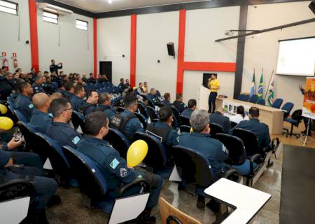 Policiais Militares de Nova Andradina participam de palestra sobre prevenção ao suicídio