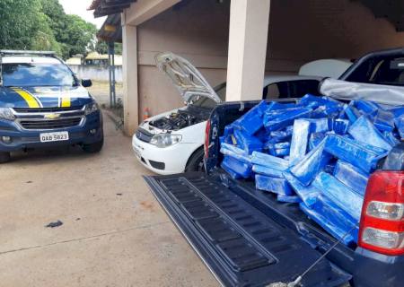 Após tentativa de fuga, PRF apreende 345 kg de maconha em Anastácio