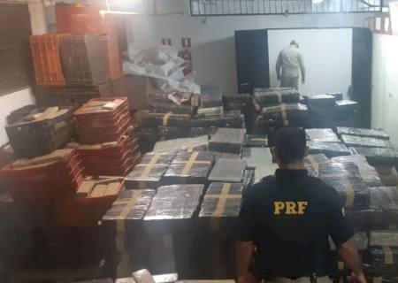 PRF apreende mais de 4,6 toneladas de maconha no Paraná