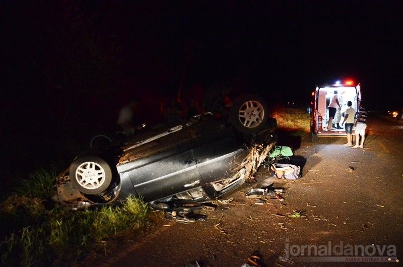 Casal fica ferido após colisão na MS-141 em Ivinhema