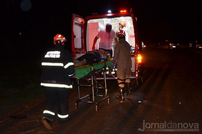 Casal fica ferido após colisão na MS-141 em Ivinhema