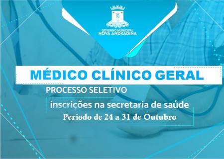 Prefeitura abre processo seletivo para contratação de 2 médicos