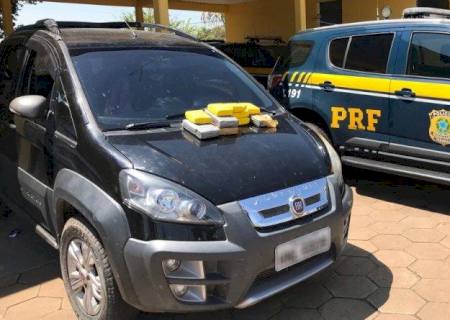 Casal boliviano é preso pela PRF de Bataguassu com 7,4 kg de cocaína