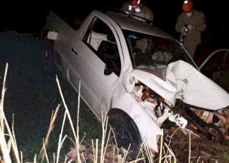 Motorista colide contra coqueiro e morre na MS-147 em Vicentina