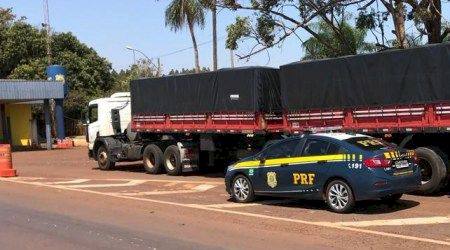 Carga de cigarros é interceptada pela PRF em Rio Brilhante