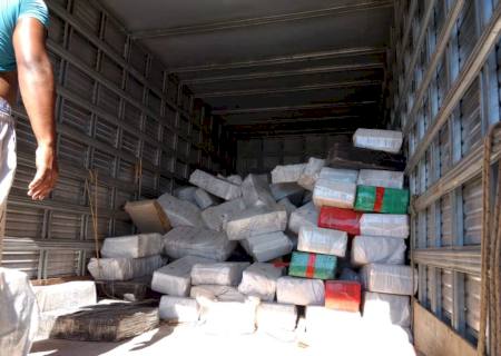 DOF prende dois e apreende quase 8 toneladas de maconha