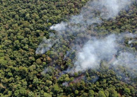 PMA de Naviraí monta força tarefa com assentados e combate incêndio florestal