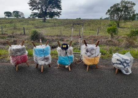 Passageiro de ônibus que transportava maconha foi preso na região de Tacuru