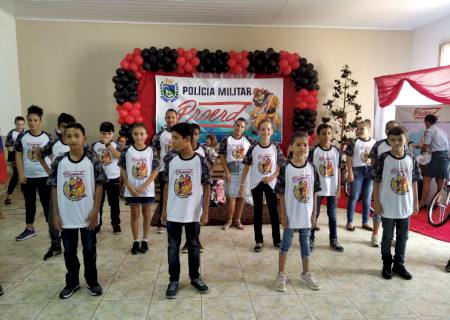 Polícia Militar realiza formatura do PROERD em Taquarussu