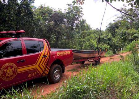 Bombeiros localizam corpo no Córrego São Benedito