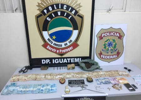 Operação da Polícia Civil resulta em prisão de membros de grupo criminoso, armas, drogas e dinheiro