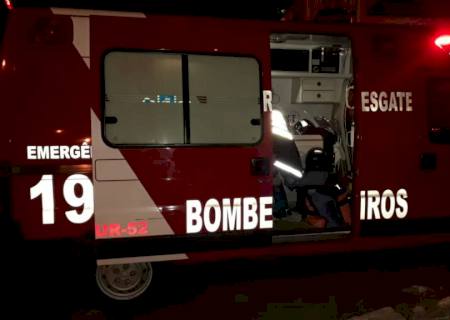 Colisão entre carro e moto deixa um ferido em Nova Andradina