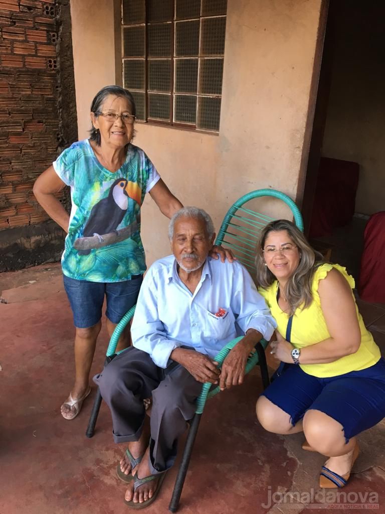Morador de Nova Andradina celebra aniversário de 100 anos