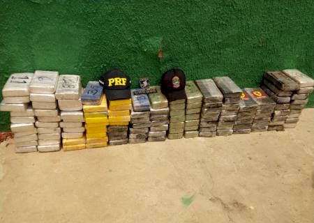 Operação em rodovia que cruza o MS resulta em apreensão de mais de 125 kg de cocaína