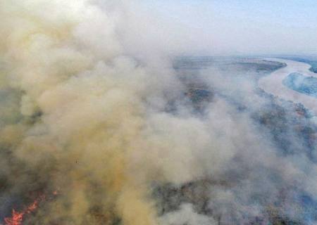 Operação Pantanal II reduz de 163 para 40 os focos de incêndio em Corumbá